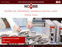 Tablet Screenshot of ncabb.org